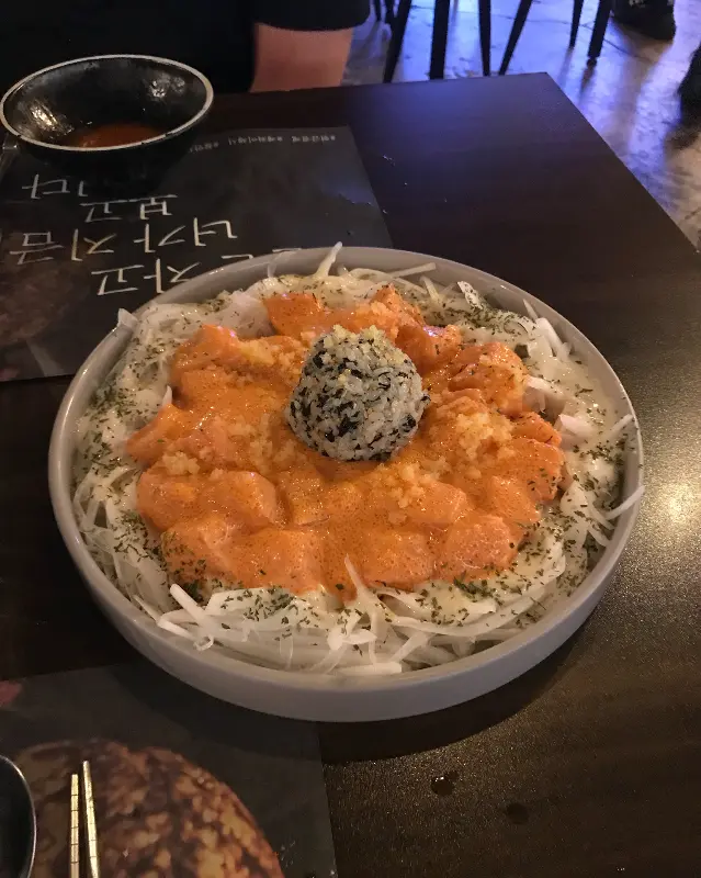 날치알연어깍두기의 비주얼