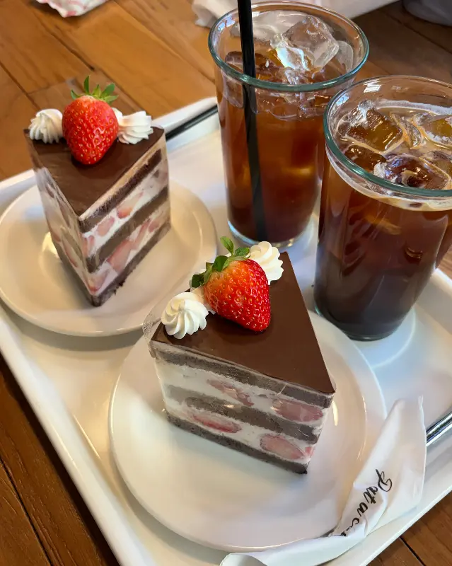 초코 딸기 케이크