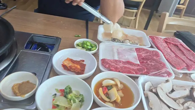 장흥 삼합 준비 과정