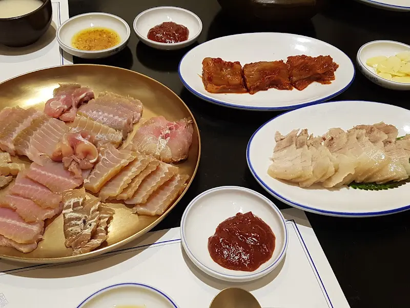 홍어삼합 한상차림