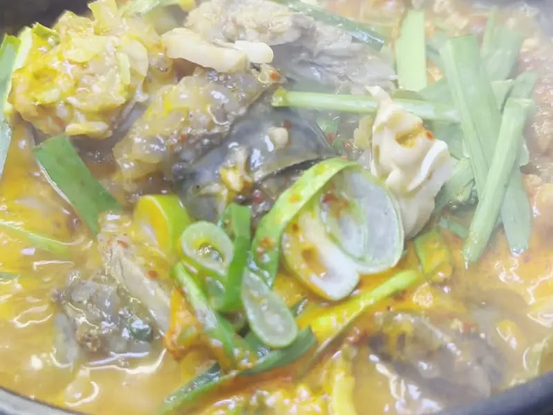 얼큰 순대국 비주얼