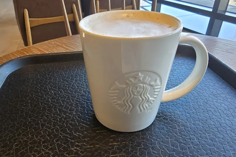 따뜻한 바닐라 라떼