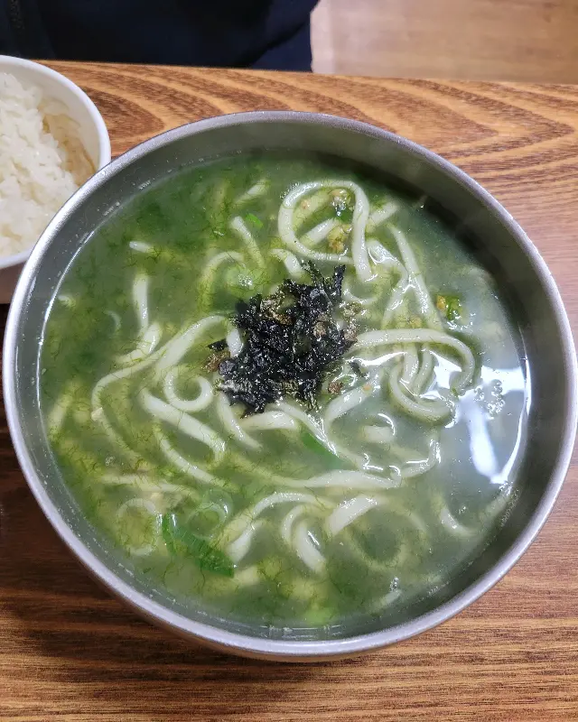 보말칼국수의 모습