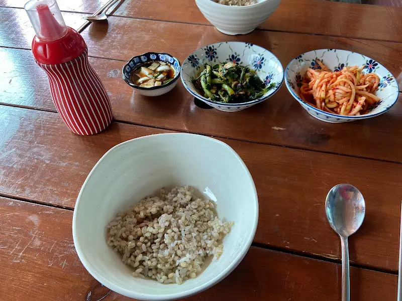 보리밥과 밑반찬