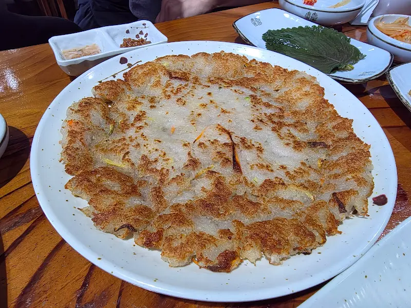 겉바속쫄 감자전