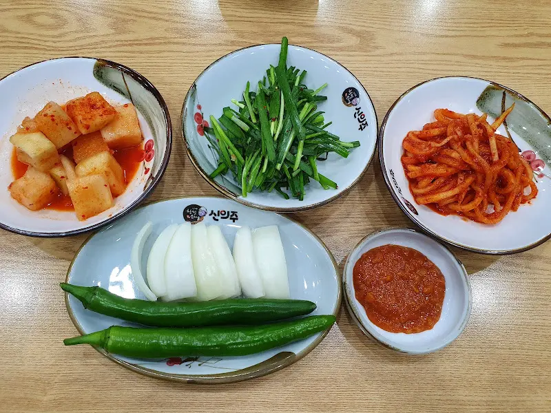 신의주찹쌀순대 밑반찬