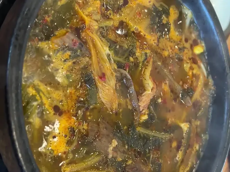 장터국밥의 비주얼