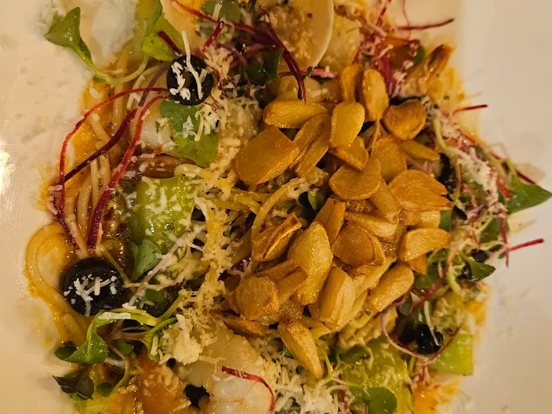 상하이 파스타 근접 사진