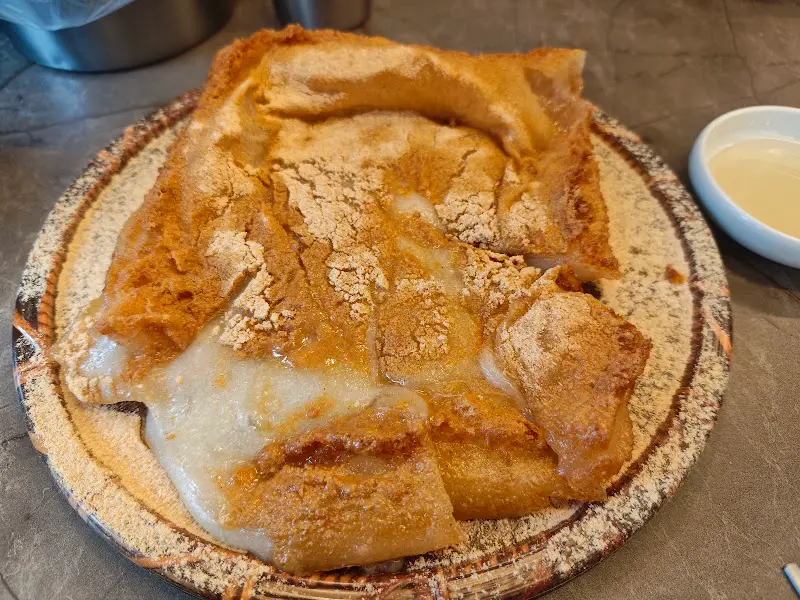 겉바속쫀 떡튀김