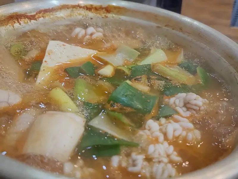 푸짐한 명란알탕의 비주얼