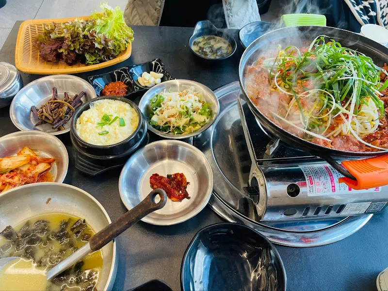 흑돼지 모듬 한 상 차림