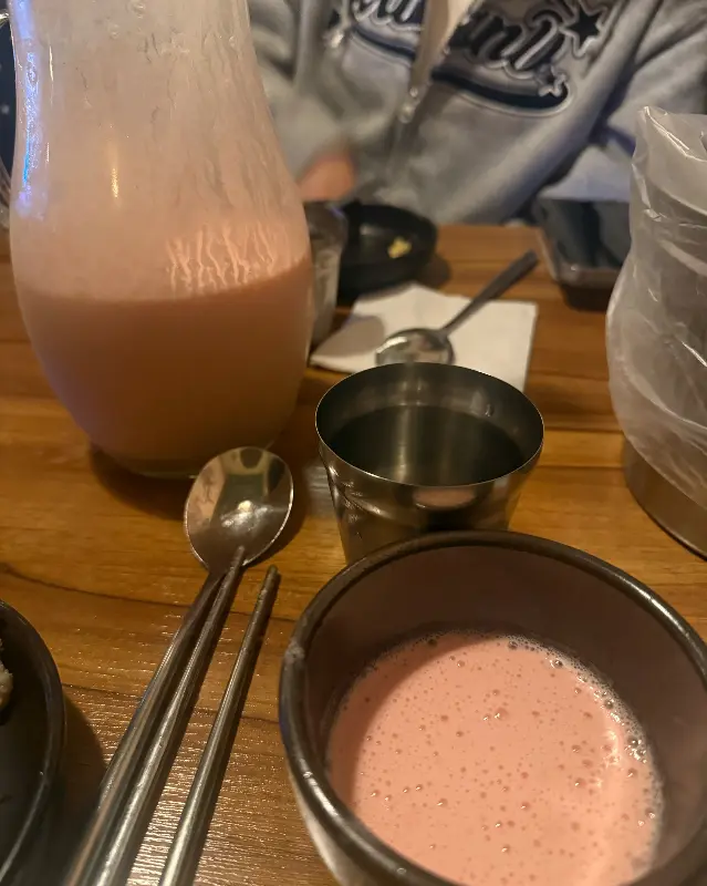 미숫가루 막걸리