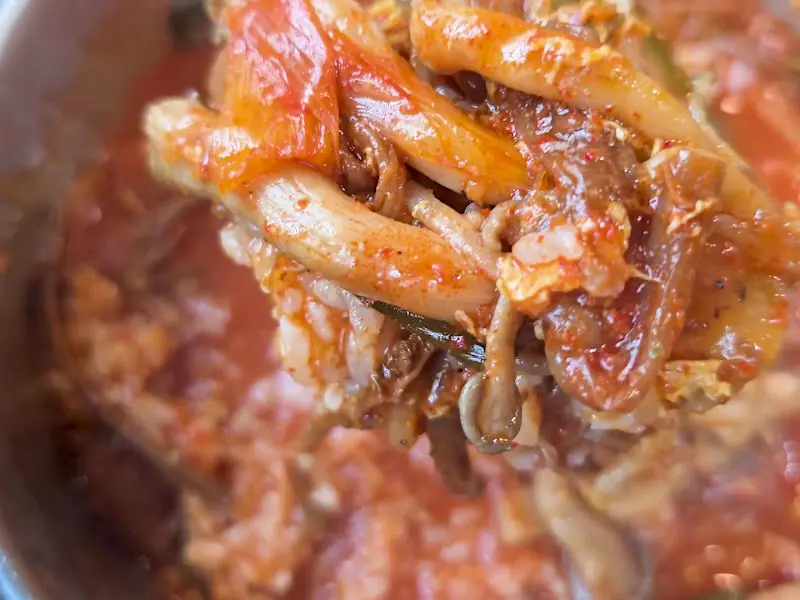 풍전한식 육개장 건더기