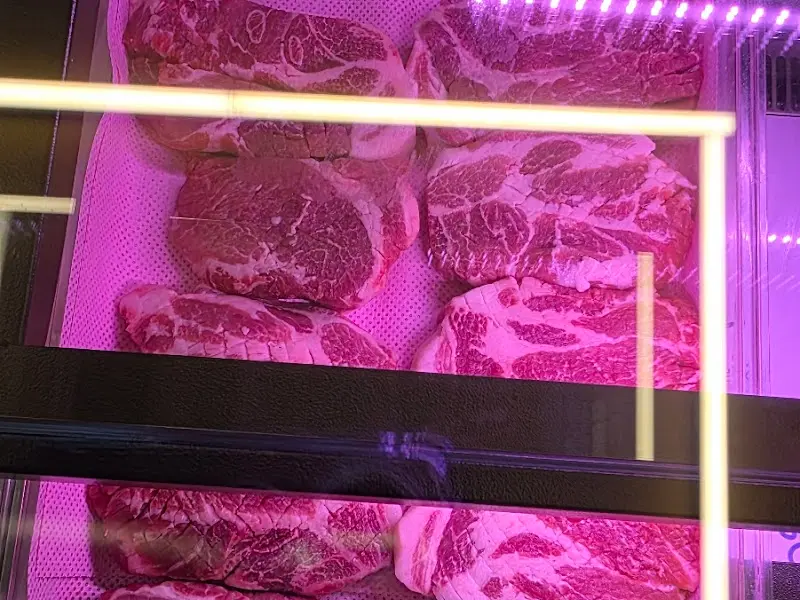 신선한 듀록 돼지고기