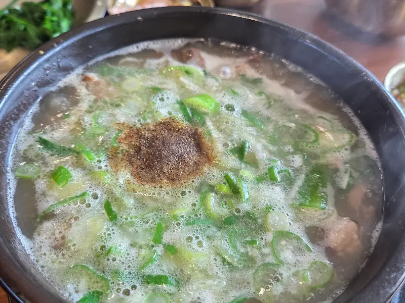 소머리국밥 클로즈업