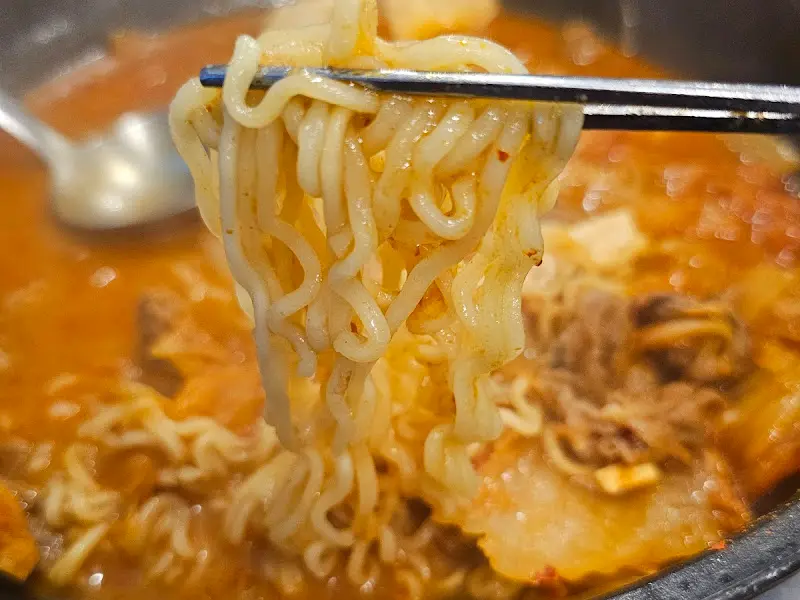 김치찌개 라면사리