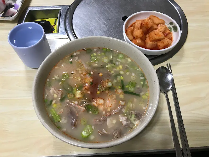 순대국 전체 사진
