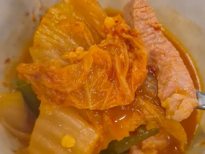 푸짐한 김치전골