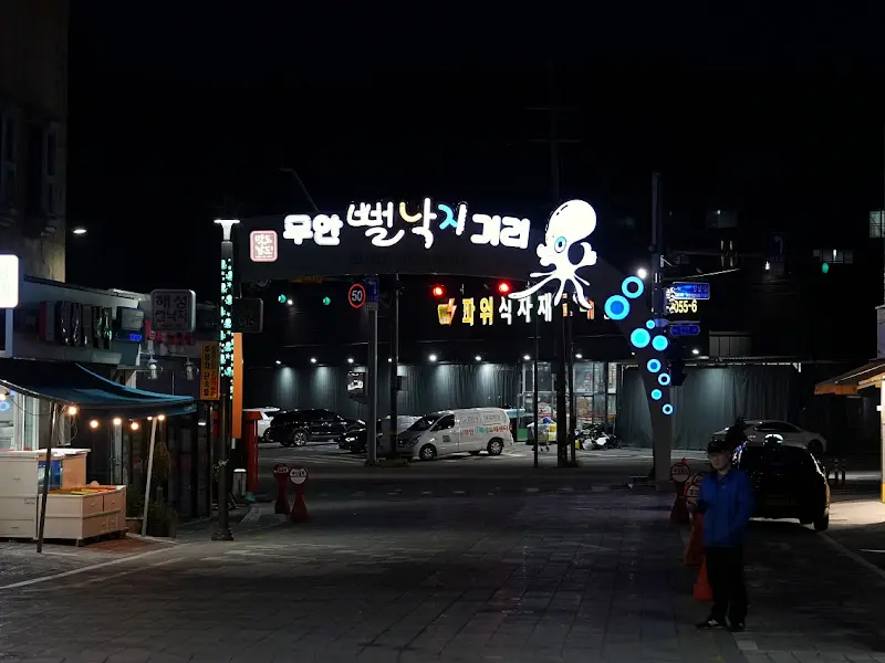 무안 뻘낙지 거리