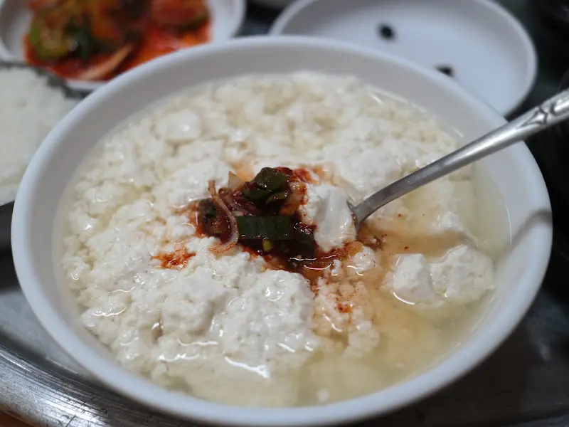 뽀얀 순두부
