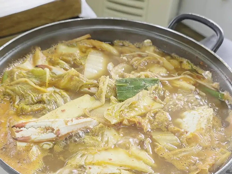 꽃지꽃게집 게국지