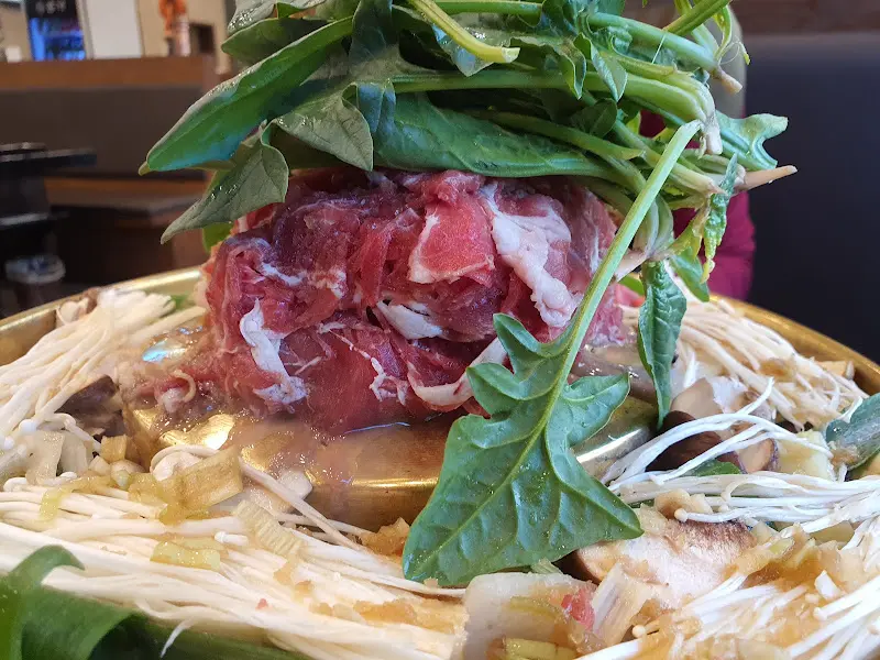 고기 굽는 모습