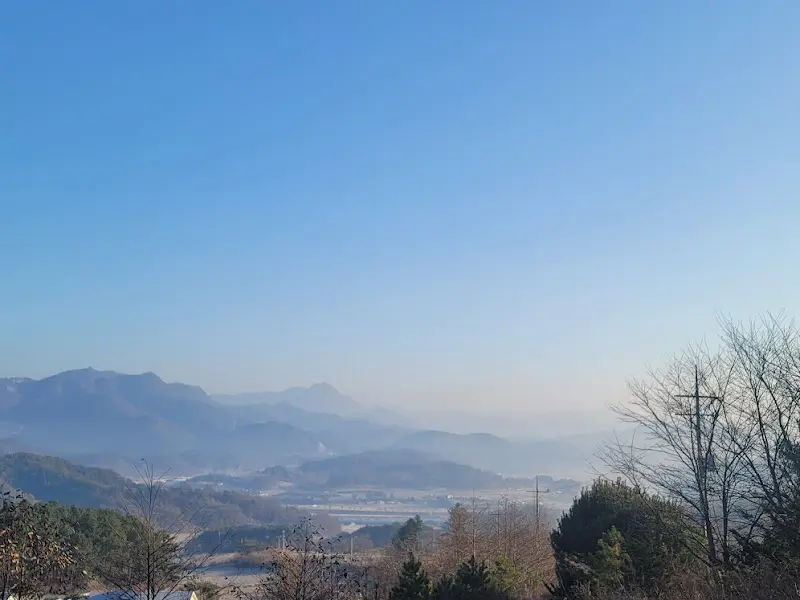 카페올라에서 바라본 밤하늘