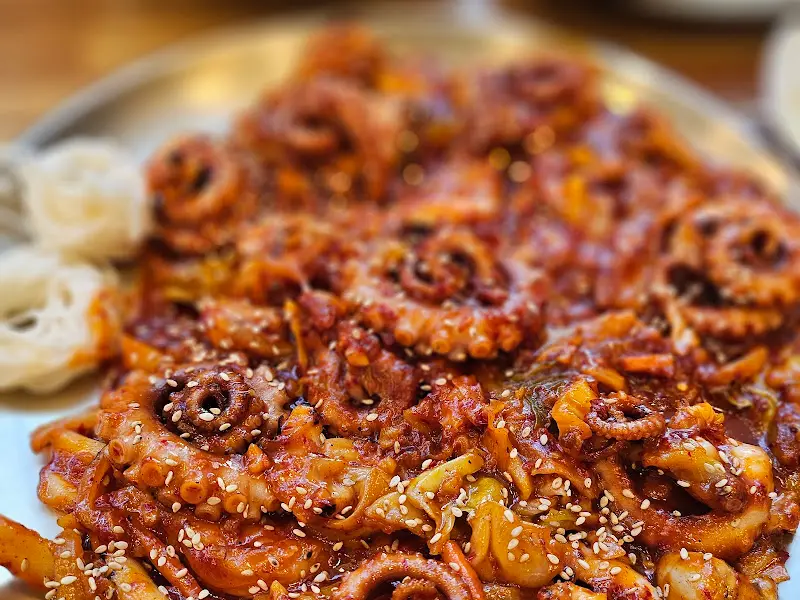 낙지볶음 근접샷