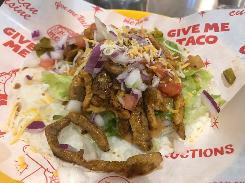 푸짐한 타코 속재료