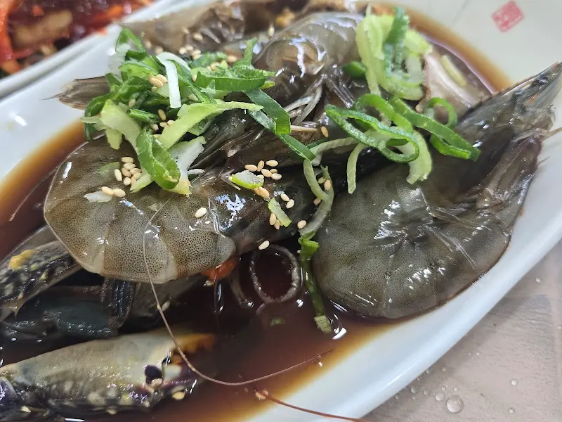 꽃지꽃게집 간장새우