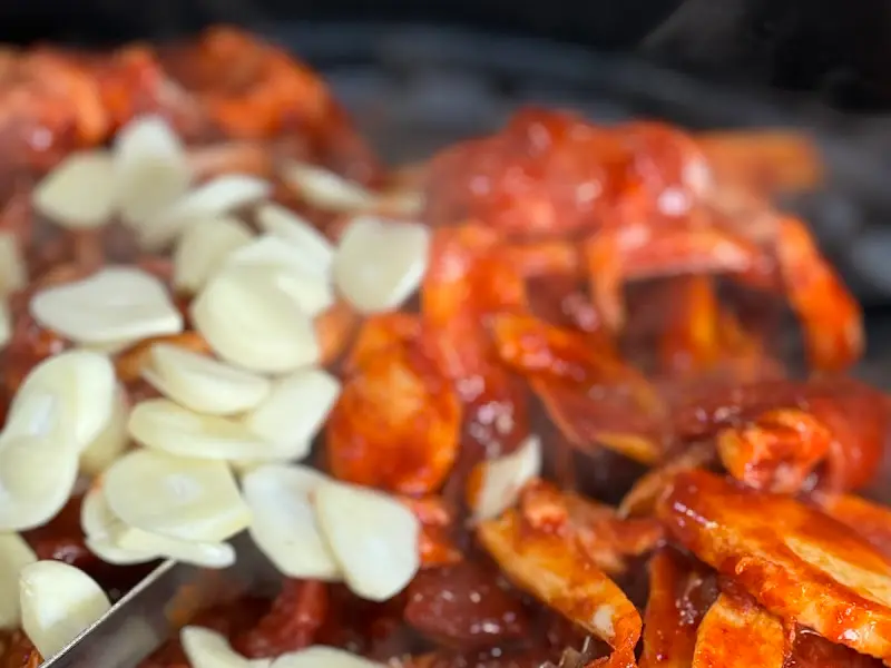 오리더덕구이 근접샷