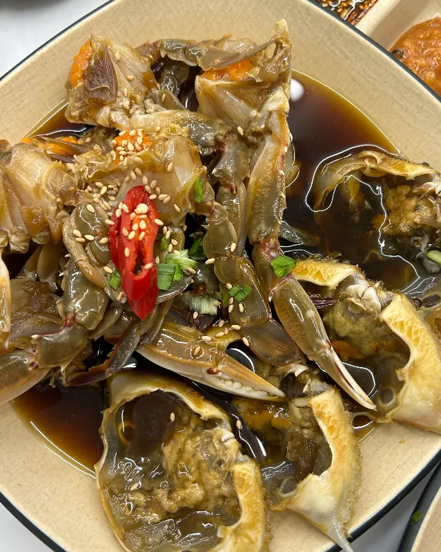 게장 한 상 차림