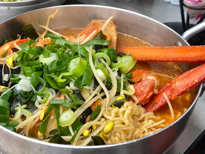 해산물 한상 차림