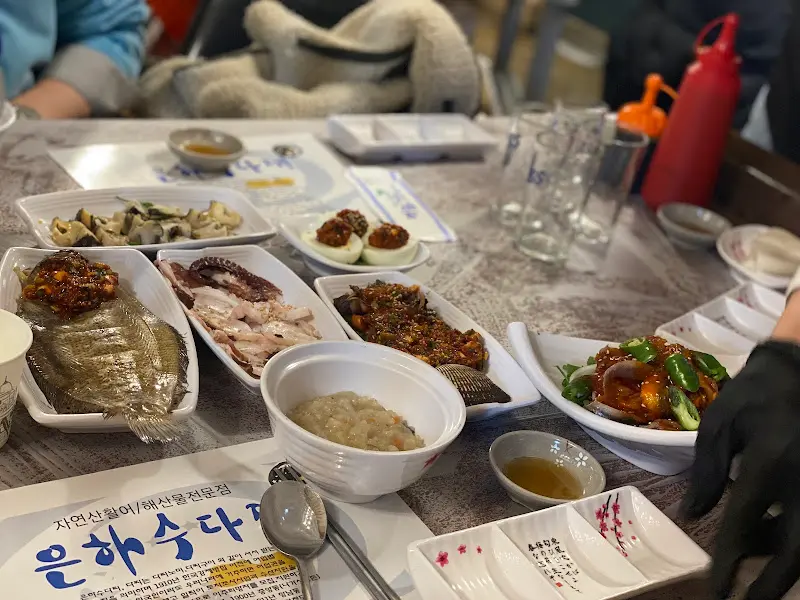 푸짐한 해산물 한 상