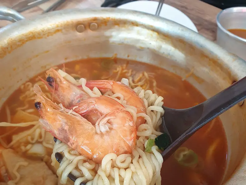 새우가 들어간 라면