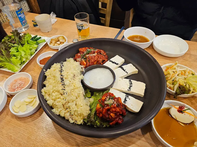 마늘 보쌈 디테일 샷