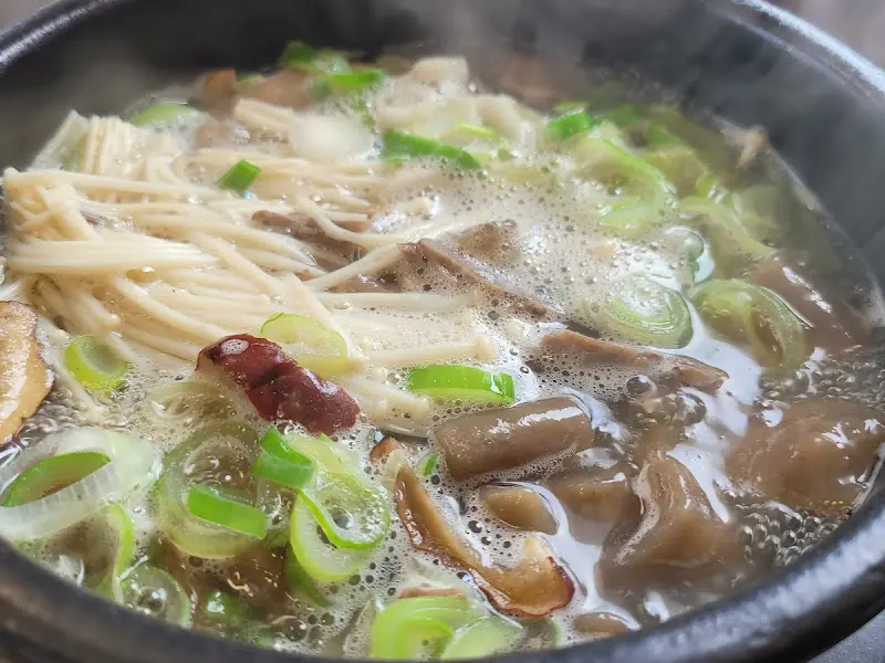 수제비 근접샷