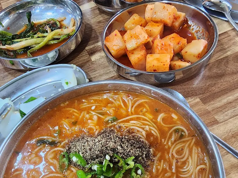 어죽과 밑반찬