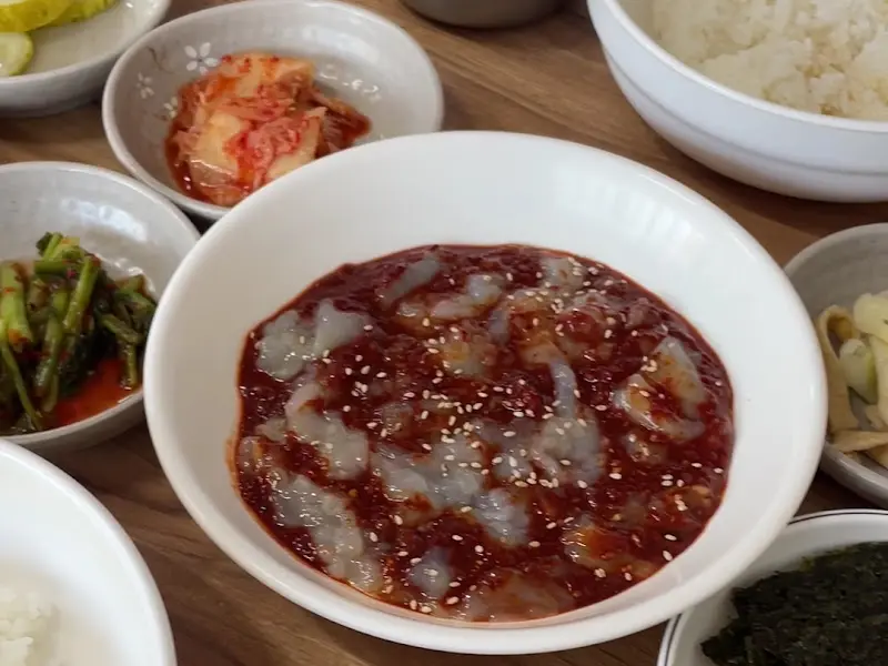 간재미 초무침