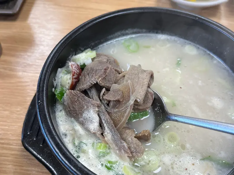 소머리국밥 내용물