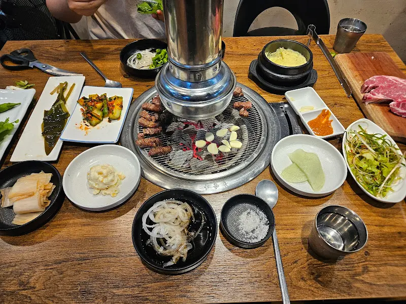 낙지 볶음 한 상 차림