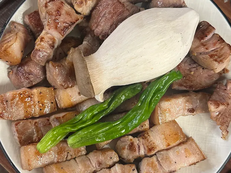 백미별장의 다양한 밑반찬