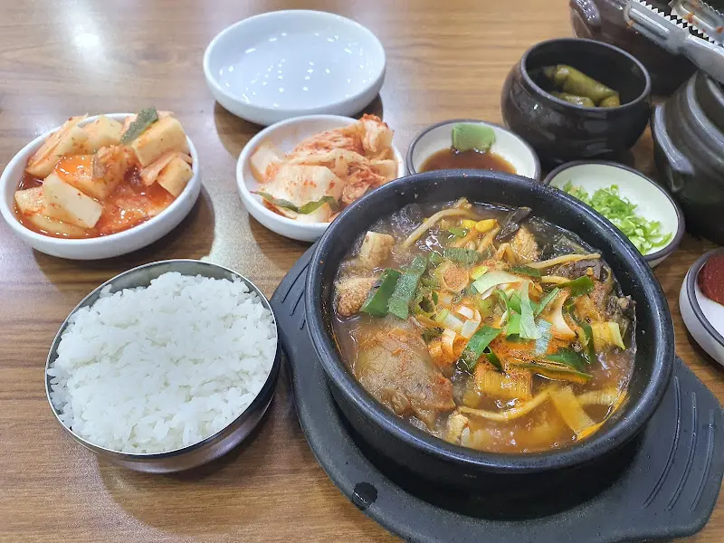 소양 선지국 한 상 차림