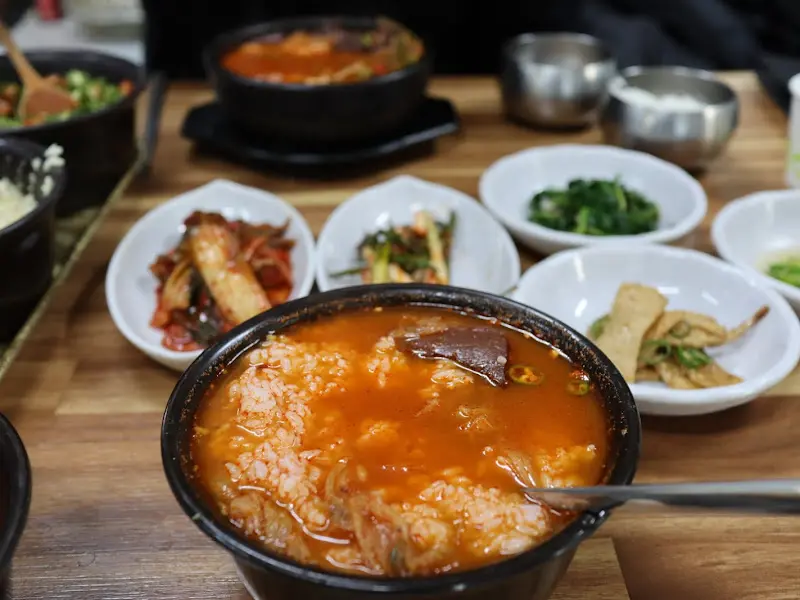 선지국정식 한상차림