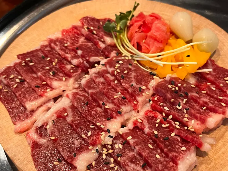 차돌박이 사시미