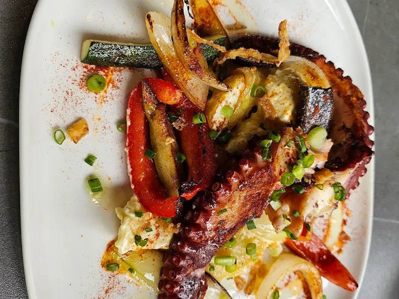 문어와 감자 퓨레