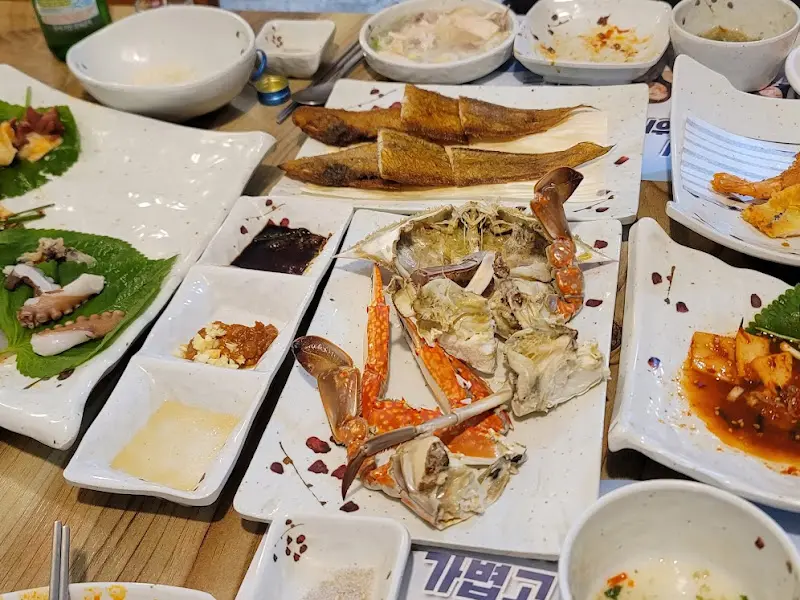 다양한 해산물 안주