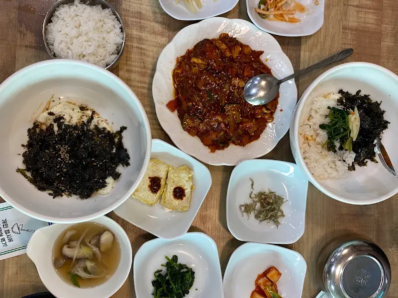 낙지볶음 비빔밥