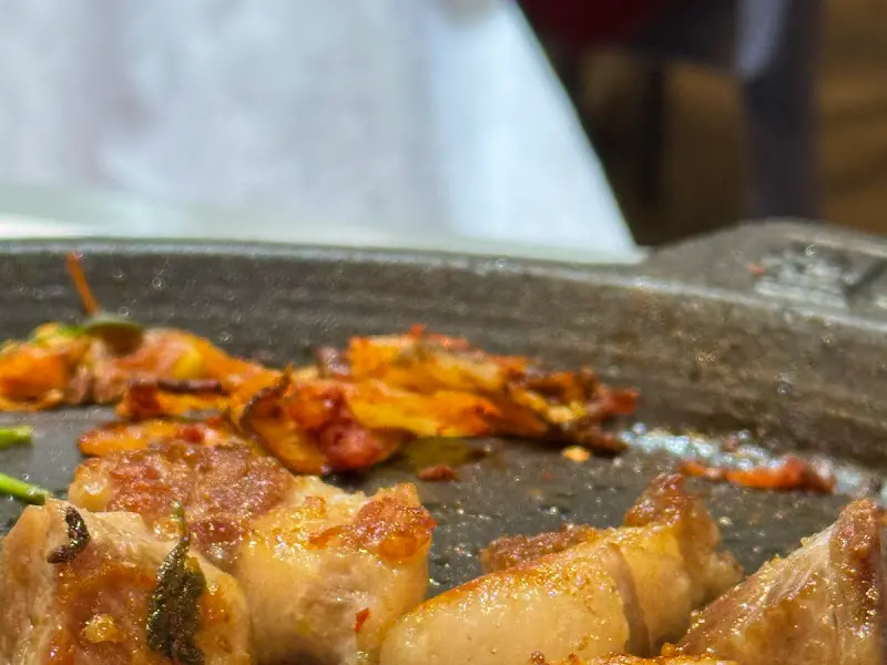 월화식당 메뉴판