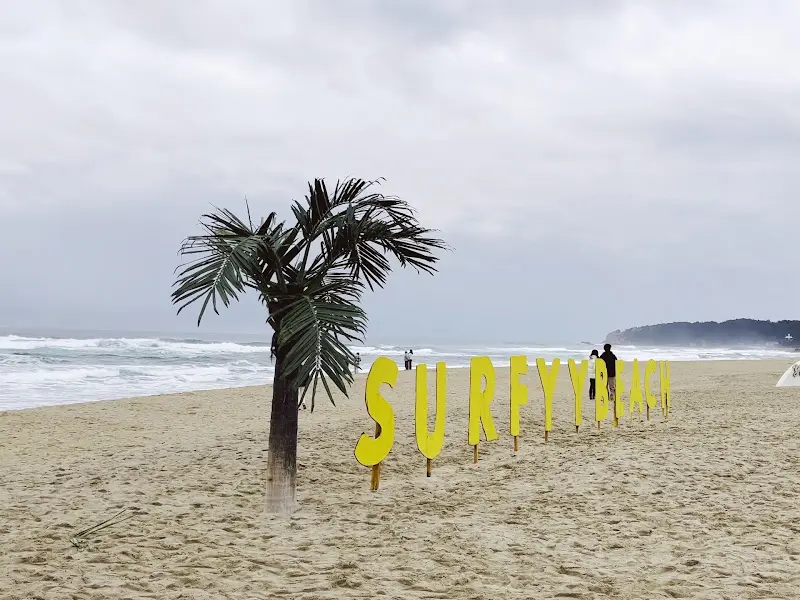 흐린 날의 서피비치